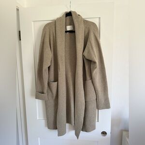 Lauren Manoogian Pima cotton chunky sweater coat